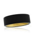 Фото #1 товара Matte Black & Gold Tungsten Ring