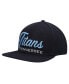 Фото #4 товара Men's Navy Tennessee Titans Script Wordmark Snapback Hat
