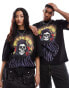 Фото #1 товара ASOS DESIGN unisex oversized license t-shirt in black with Guns N Roses Grim Reaper print