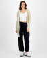 ფოტო #1 პროდუქტის Juniors' Open Front Long Cardigan