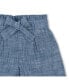 ფოტო #2 პროდუქტის Baby Girls Organic Cotton Pull-On Cinched Waist Woven Short