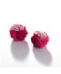 Women's Pink Beaded Twist Stud Earrings
