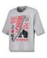 Women's Silver Wisconsin Badgers Rock & Roll School of Rock T-shirt