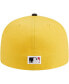 ფოტო #4 პროდუქტის Men's Yellow, Black Toronto Blue Jays Grilled 59FIFTY Fitted Hat