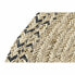 Carpet DKD Home Decor 140 x 0,5 x 140 cm Natural Polyester Bicoloured Tropical
