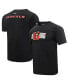 Фото #1 товара Men's Black Cincinnati Bengals Retro Striper T-Shirt
