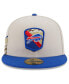Фото #2 товара Men's Stone, Royal Buffalo Bills 2023 Salute To Service 59FIFTY Fitted Hat