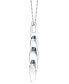 Фото #4 товара Sirena diamond Swirl Pendant Necklace (1/3 ct. t.w.) in 14k White Gold