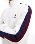 Polo Ralph Lauren retro sport logo taped pique track jacket in white weiß, XS - Chest 31-34 - фото #2