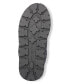 ფოტო #5 პროდუქტის Karl Lagerfeld Men's Faux Fur Lined Quilted Toggle Slip On with Front Logo Plaque Slippers