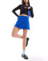 Фото #3 товара Stradivarius tailored wrap skort in blue