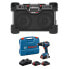 Фото #1 товара PerPerfectPro Baustellenradio-Set ROCKHART 18V + Bosch GSB 18V-55, 3x 4,0 PC und Lader