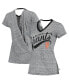 ფოტო #4 პროდუქტის Women's Black San Francisco Giants Hail Mary V-Neck Back Wrap T-shirt