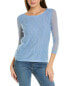 Фото #1 товара Lafayette 148 New York Double Layer Cable Sweater Women's