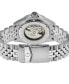 Men's Chambers Swiss Automatic Silver-Tone Stainless Steel Watch 43mm