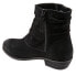 Softwalk Rochelle S1860-003 Womens Black Wide Leather Ankle & Booties Boots 6