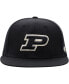 Фото #3 товара Men's Black Purdue Boilermakers Team Color Fitted Hat