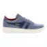 Фото #1 товара Gola Grandslam Suede CMA589 Mens Blue Suede Lace Up Lifestyle Sneakers Shoes
