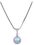 Колье Levien Iridescent Blue Pearl Necklace Синий - фото #1