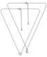 Фото #3 товара Giani Bernini 2-Pc. Set Cubic Zirconia Pavé Moon & Solitaire Pendant Necklaces, Created for Macy's