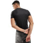 Фото #4 товара ASOS DSIGN muscle fit t-shirt in black faux leather