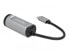Фото #2 товара Delock 64116 - Wired - USB Type-C - Ethernet - 5000 Mbit/s - Black - Grey
