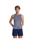 Women's Mastectomy Chlorine Resistant High Neck UPF 50 Modest Tankini Swimsuit Top