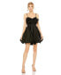 Фото #1 товара Women's Spaghetti Strap Center Bow Balloon Mini Dress