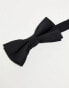 River Island bow tie in black