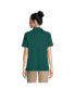 Фото #9 товара Women's School Uniform Tall Short Sleeve Interlock Polo Shirt