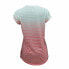Women’s Short Sleeve T-Shirt Nike SS Dip Dye Burnout Red White