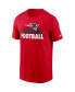 Men's Red New England Patriots Hometown Collection Foxboro T-shirt