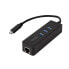 Фото #1 товара LogiLink UA0283 - Wired - USB - Ethernet - 1000 Mbit/s - Black