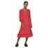 Фото #7 товара ONLY Olivia Wrap Midi 3/4 Sleeve Dress