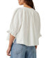 Women's Lucy Cotton Button-Front Swing Blouse