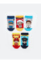 LCW Kids Desenli Erkek Çocuk Patik Çorap 5'li