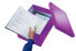 Фото #9 товара Лоток для бумаги Esselte-Leitz 60440062 - полипропилен (ПП) - фиолетовый - А4 - портретный - 1 ящик - папка - каталог - конверт - плоский файл - папка - подвесной файл - письмо - заметка - бумага - изображение...