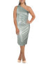 Фото #1 товара Lauren Ralph Lauren Womens Shimmer Drape Cocktail And Party Dress sz 16 305074