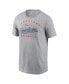 Men's Heather Gray Cleveland Guardians Home Team Athletic Arch T-Shirt Серый, M - фото #3