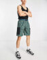 South Beach utility pocket shorts in camo print