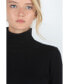 ფოტო #3 პროდუქტის Women's 100% Pure Cashmere Long Sleeve Turtleneck Pullover Sweater