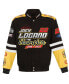 Men's Black Joey Logano Two-Time NASCAR Cup Series Champion Twill Full-Snap Jacket