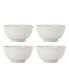 French Perle Groove All-Purpose Bowls, Set Of 4