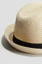 Fedora-style Straw Hat
