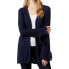 Style & Co Women's Fringe Trim Cardigan Sweater Industrial Blue XXL