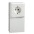 Фото #1 товара Schneider Electric 505404 - Type F - 2P+E - White - Thermoplastic - IP20 - VDE 0620