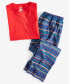 ფოტო #7 პროდუქტის Men's Fleece Pajama Pants, Created for Macy's