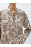 Фото #5 товара Рубашка Koton Свободного Покроя из Льна и Хлопка