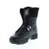 Фото #8 товара Fila Disruptor Boot 5HM00545-014 Womens Black Leather Casual Dress Boots