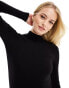 Фото #8 товара ASOS DESIGN Tall long sleeve bodysuit with turtle neck in black - BLACK